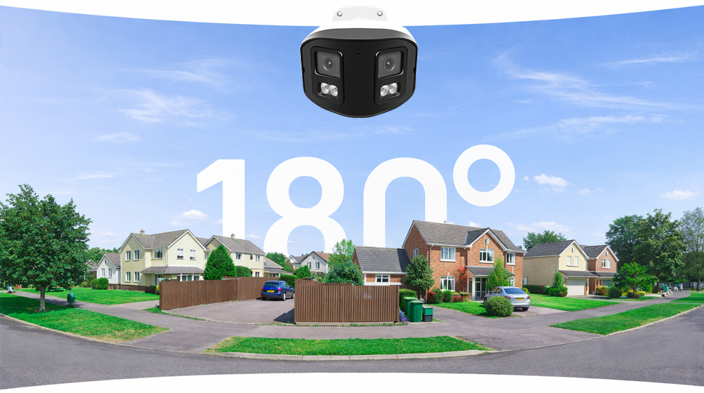 Podwójny obiektyw i obraz panoramiczny